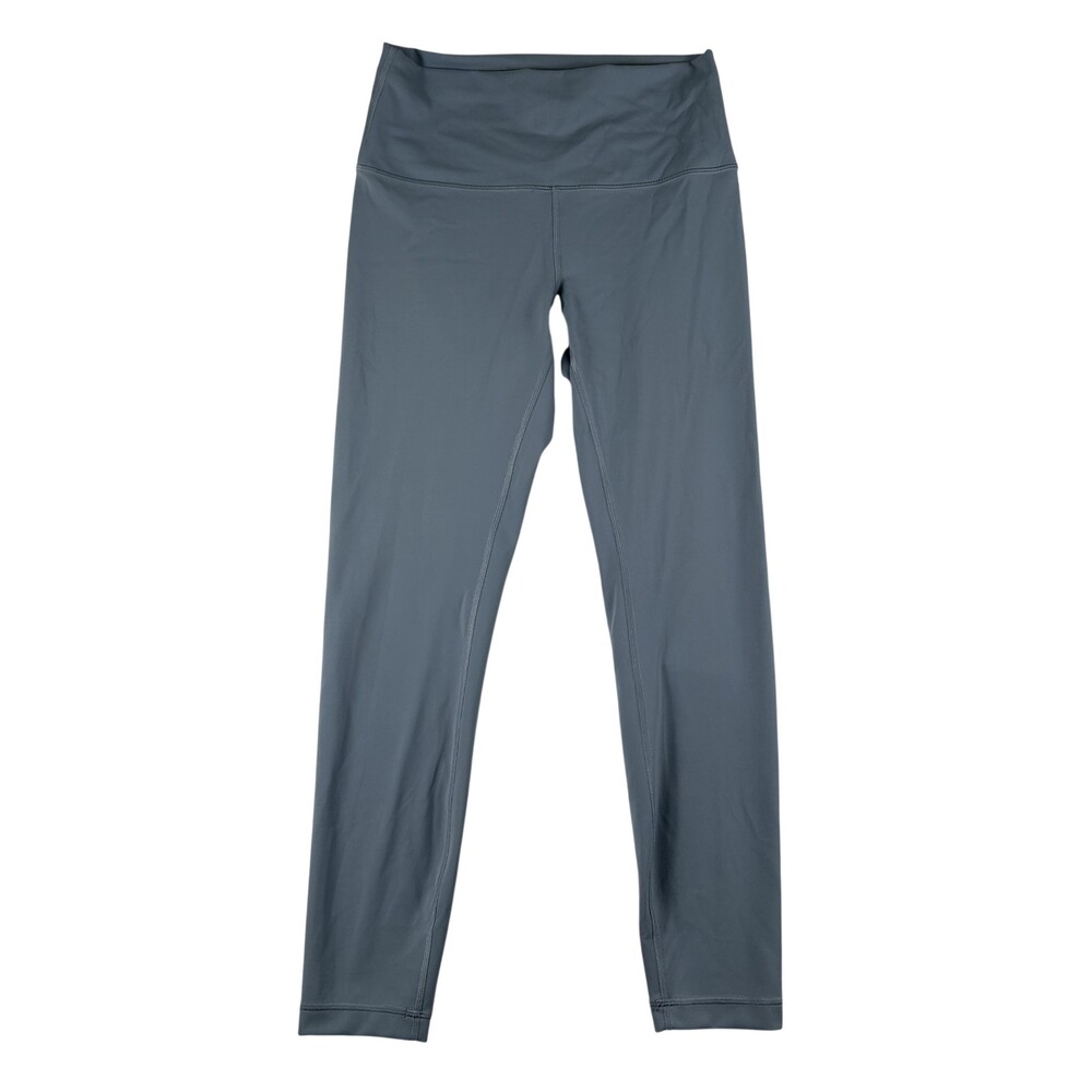 Lululemon Leggings Womens 8 Align Slate Gray High Rise Ankle Stretch Yoga 25"